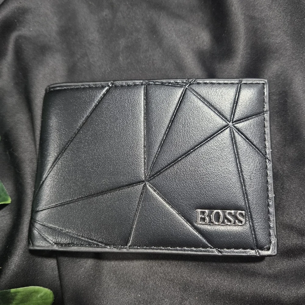 BOSS Black Leather Wallet